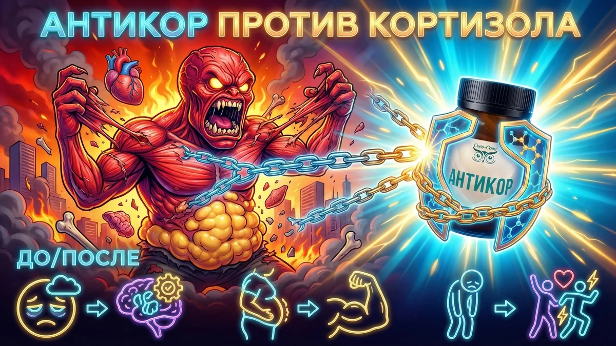 💥ЭНЕРГЕТИЧЕСКИЙ ГРАБИТЕЛЬ… …кортизол - изображение 1